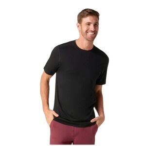 Smartwool Mens Merino 150 Short Sleeve T-Shirt  XL Black Base Layer Tee Luxury